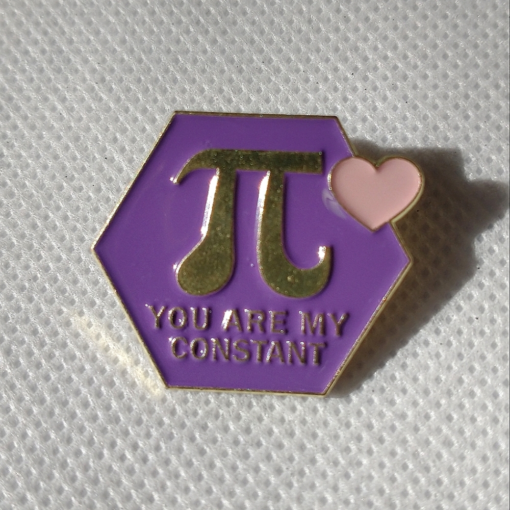 🧁 3/$30 Pi You Are My Constant Enamel Pin NEW